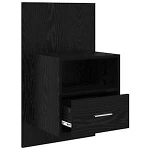 Noční skříňka 2 pcs Černý dub 50 x 32,5 x 80cm kompozitní dřevo - obrázek 5