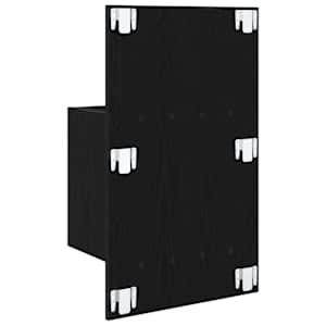 Noční skříňka 2 pcs Černý dub 50 x 32.5 x 80cm kompozitní dřevo - obrázek 9