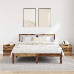 Zásuvka pod postel se zásuvkou 2 pcs Staré dřevo 40 x 39 x 40cm - obrázek 4