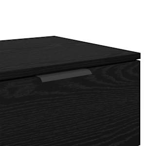 Noční skříňka 2 pcs Černý dub 45 x 39 x 50cm kompozitní dřevo - obrázek 11