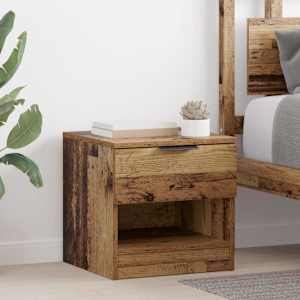 Zásuvka pod postel se zásuvkou 2 pcs Staré dřevo 40 x 39 x 40cm - obrázek 1