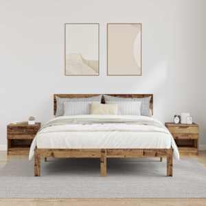 Zásuvka pod postel se zásuvkou 2 pcs Staré dřevo 40 x 39 x 40cm - obrázek 4