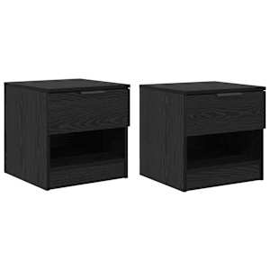 Zásuvka pod postel se zásuvkou 2 pcs Černý dub 40 x 39 x 40cm - obrázek 2