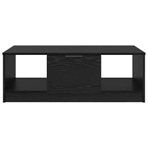 Konferenční stolek Černý dub 102 x 50 x 36 cm kompozitní dřevo - obrázek 6