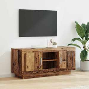 Televizní skříň Staré dřevo 102 x 35 x 45 cm kompozitní dřevo - obrázek 1