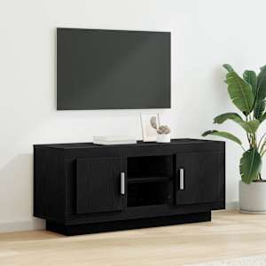 Televizní skříň Černý dub 102 x 35 x 45 cm kompozitní dřevo - obrázek 1