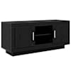 vidaXL Telerikapp 102 x 35 x 45 cm Must tamm Tehispuit