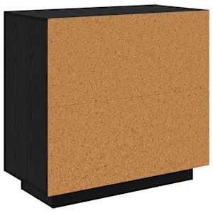 Servírovací skříň Černý dub 80 x 40 x 75 cm kompozitní dřevo - obrázek 8