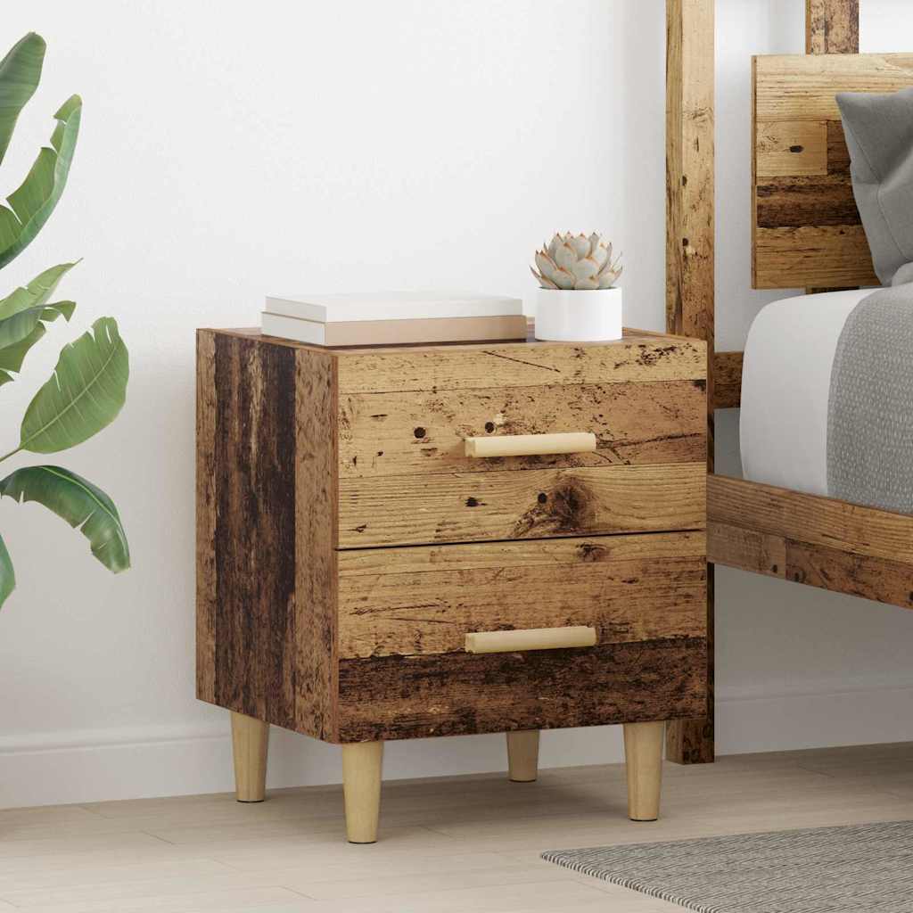 vidaXL Dulap de pat Lemn vechi 40 x 35 x 47.5 cm Lemn compozit