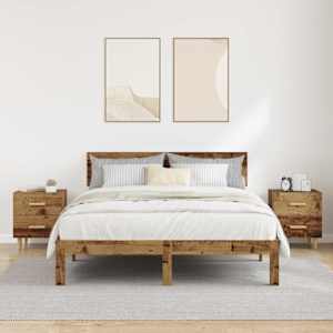 Zásuvka pod postel 2 pcs Staré dřevo 40 x 35 x 47,5 cm - obrázek 4