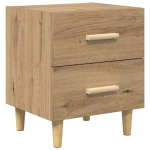 vidaXL Voodikapp K&auml;sit&ouml;&ouml;puu 40 x 35 x 47.5cm Tehispuit