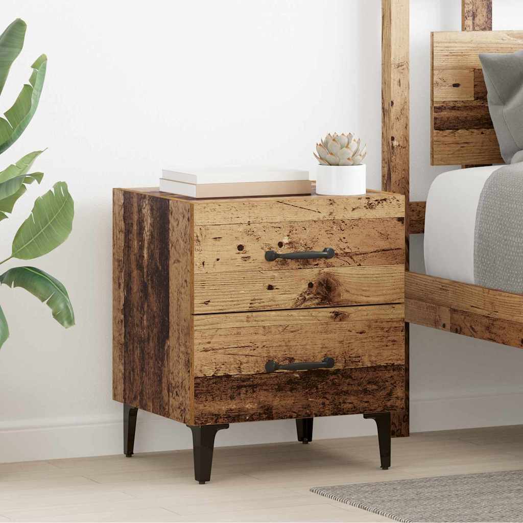 vidaXL Dulap de pat Lemn vechi 40 x 35 x 47.5 cm Lemn compozit