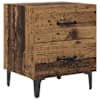 vidaXL Voodikapp Vana puit 40 x 35 x 47,5 cm Tehispuit