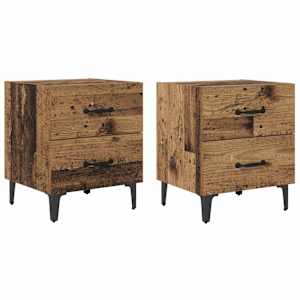 Zásuvka pod postel 2 pcs Staré dřevo 40 x 35 x 47,5 cm - obrázek 2