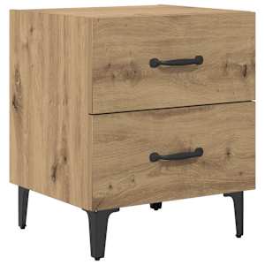 vidaXL Voodikapp K&auml;sit&ouml;&ouml;puu 40 x 35 x 47,5 cm Tehispuit
