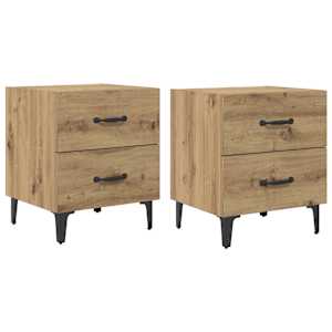 Zásuvka pod postel 2 ks Artisanový dub 40 x 35 x 47,5 cm - obrázek 2