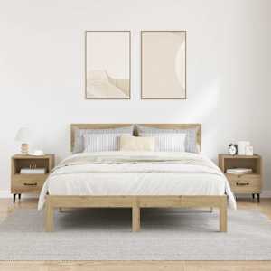 Noční skříňka 2 ks Artisanový dub 40 x 35 x 47,5 cm - obrázek 4