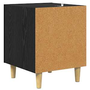Noční skříňka 2 pcs Černý dub 40 x 40 x 50 cm kompozitní dřevo - obrázek 9
