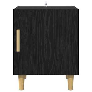 Noční skříňka 2 pcs Černý dub 40 x 40 x 50 cm kompozitní dřevo - obrázek 7