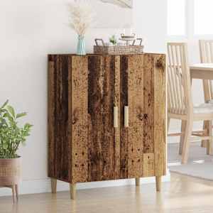 Servírovací skříň Staré dřevo 70 x 34 x 90 cm kompozitní dřevo