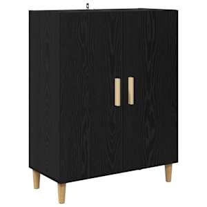Servírovací skříň Černý dub 70 x 34 x 90 cm kompozitní dřevo - obrázek 2