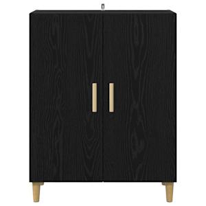 Servírovací skříň Černý dub 70 x 34 x 90 cm kompozitní dřevo - obrázek 6