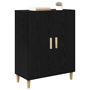 Servírovací skříň Černý dub 70 x 34 x 90 cm kompozitní dřevo - obrázek 3