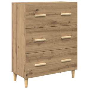 Servírovací skříň Artisanový dub 69,5 x 34 x 90 cm - obrázek 2