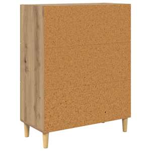 Servírovací skříň Artisanový dub 69,5 x 34 x 90 cm - obrázek 8
