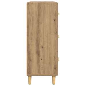 Servírovací skříň Artisanový dub 69,5 x 34 x 90 cm - obrázek 7