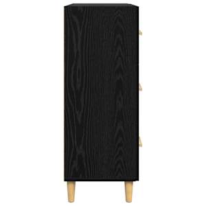 Servírovací skříň Černý dub 69,5 x 34 x 90 cm kompozitní dřevo - obrázek 7