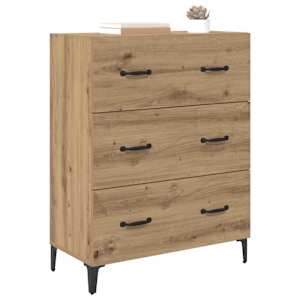 Servírovací skříň Artisanový dub 69,5 x 34 x 90 cm - obrázek 3