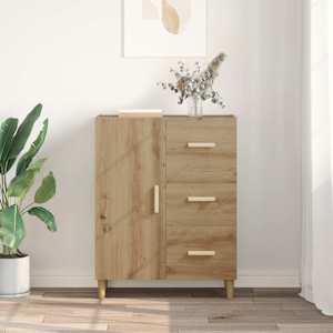 Servírovací skříň Artisanový dub 34 x 69.5 x 90 cm - obrázek 4