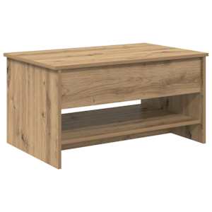 Konferenční stolek Artisanový dub 80 x 50,5 x 41,5 cm - obrázek 2