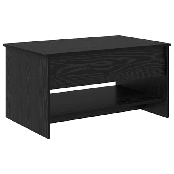 vidaXL Kohvilaud Must tamm 80 x 50,5 x 41,5 cm Tehispuit
