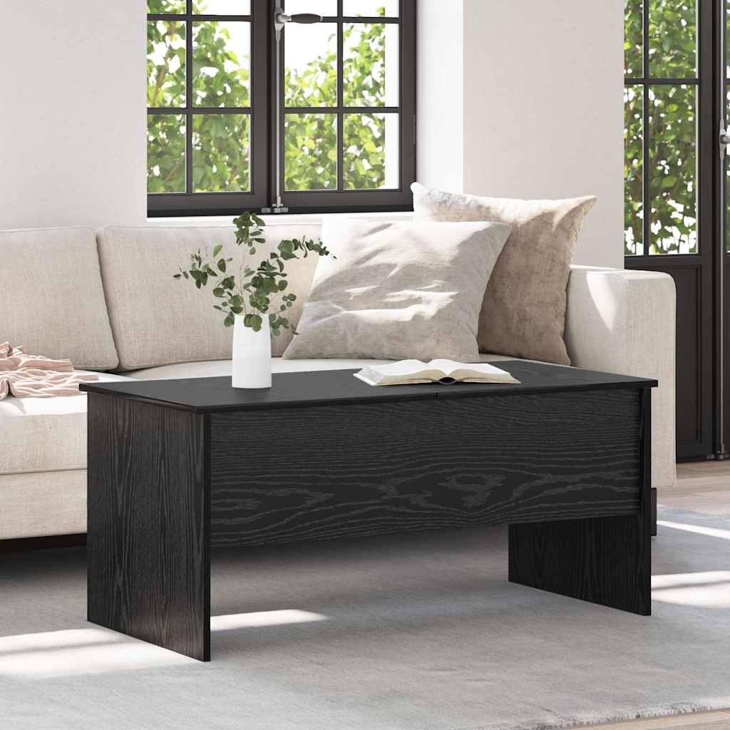 vidaXL Masă de cafea Stejar negru 102 x 50.5 x 46.5 cm Lemn compozit
