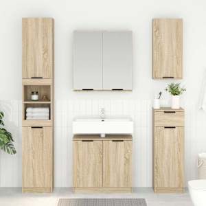 Kopalniška omarica z vrati Sonoma hrast 64,5 x 33,5 x 59 cm