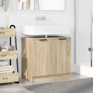 Koupelnová skříň s úložištěm Sonoma dub 64,5 x 33,5 x 59 cm - obrázek 4