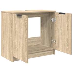 Koupelnová skříň s úložištěm Sonoma dub 64,5 x 33,5 x 59 cm - obrázek 5