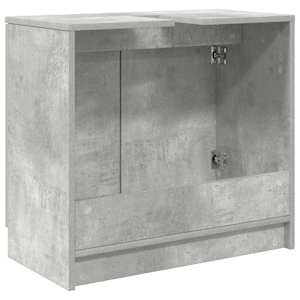 Koupelnová skříň s úložištěm Betonově šedá 64,5 x 33,5 x 59 cm - obrázek 8