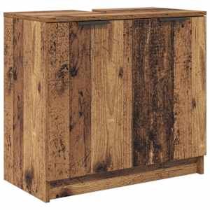 vidaXL Vannitoa kapp Vana puit 64,5 x 33,5 x 59 cm Tehispuit