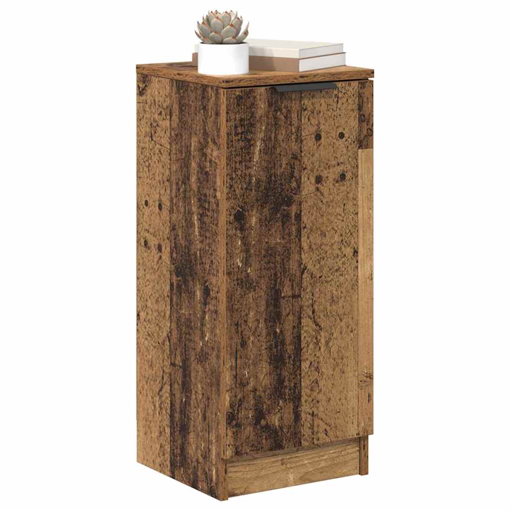 vidaXL Dressoir Oud hout 30 x 30 x 70 cm Bewerkt hout