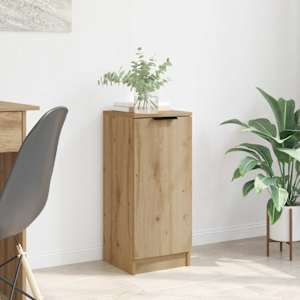 Strani šal Umetni hrast 30 x 30 x 70 cm Konstruiran les