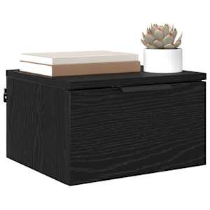 Noční skříňka 2 pcs Černý dub 34 x 30 x 20 cm kompozitní dřevo - obrázek 3