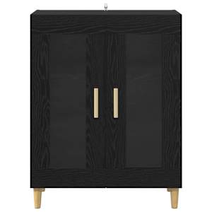 Servírovací skříň Černý dub 69,5 x 34 x 90 cm kompozitní dřevo - obrázek 6