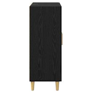 Servírovací skříň Černý dub 69,5 x 34 x 90 cm kompozitní dřevo - obrázek 7