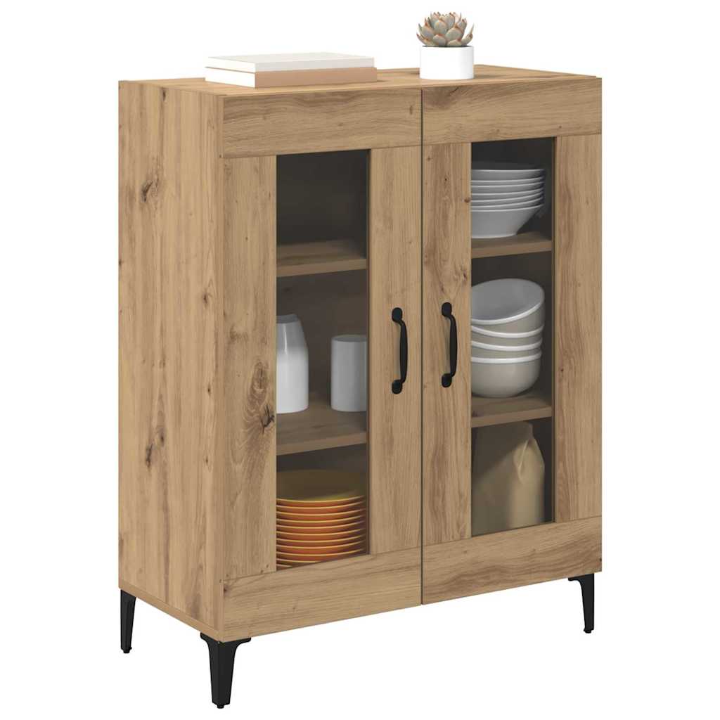 vidaXL Dressoir Artisan Eiken 69,5 x 34 x 90 cm