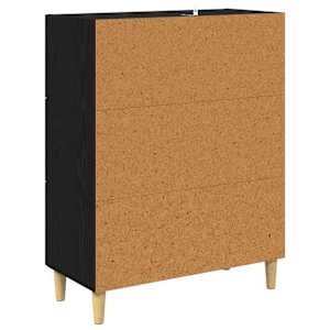 Servírovací skříň Černý dub 69,5 x 34 x 90 cm kompozitní dřevo - obrázek 8
