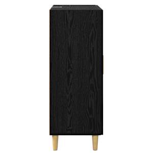 Servírovací skříň Černý dub 69,5 x 34 x 90 cm kompozitní dřevo - obrázek 7