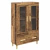 vidaXL K&otilde;rgushein Vana puit 70 x 31 x 115 cm Tehispuit